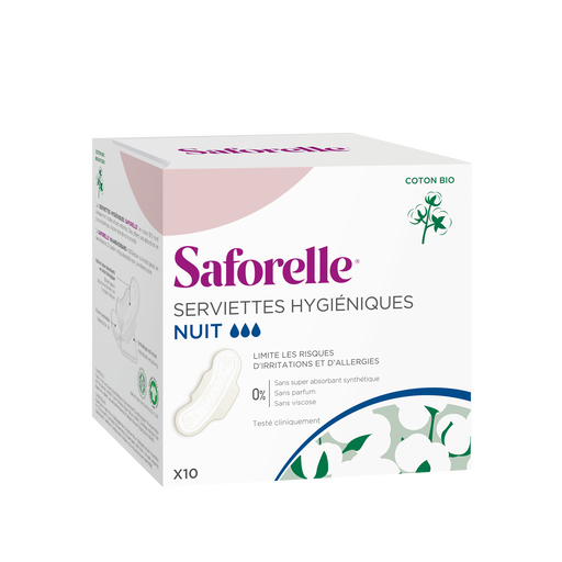 Serviettes Hygiéniques NUIT,  Serviettes Hygiéniques NUIT